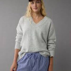 Women's Aerie New With Tags Whoa So Soft V Neck Pullover Sweater